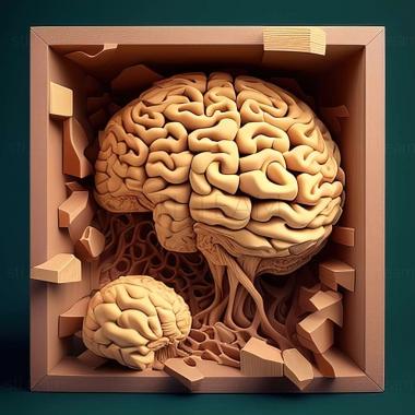 3D model Tiny Brains game (STL)